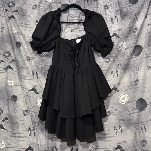 Selkie Dresses & Skirts - SELKIE CAVIAR LACE UP PARTY DRESS SZ M EUC